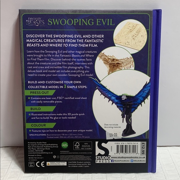 Fantastic Beasts & Where to Find Them & Swooping Evil Hardcover Books - Picture 4 of 11